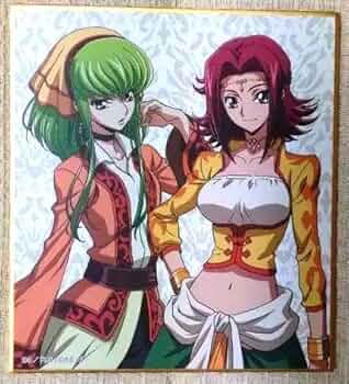 コードギアス　テイルズ　ライブ　色紙 ルルーシュ　C.C. ミクリオ　スレイ コードギアス テイルズ ライブ 色紙 ルルーシュ C.C. ミクリオ